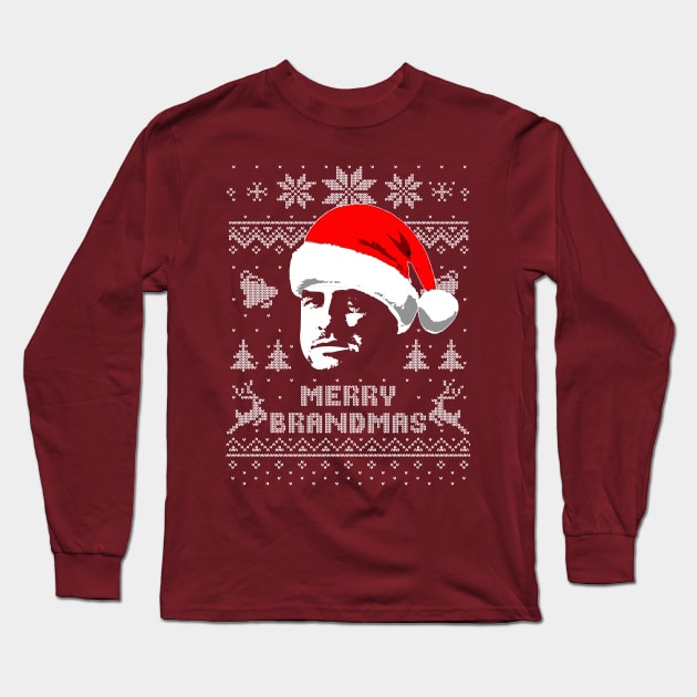 Merry Brandmas Brando Long Sleeve T-Shirt by Nerd_art